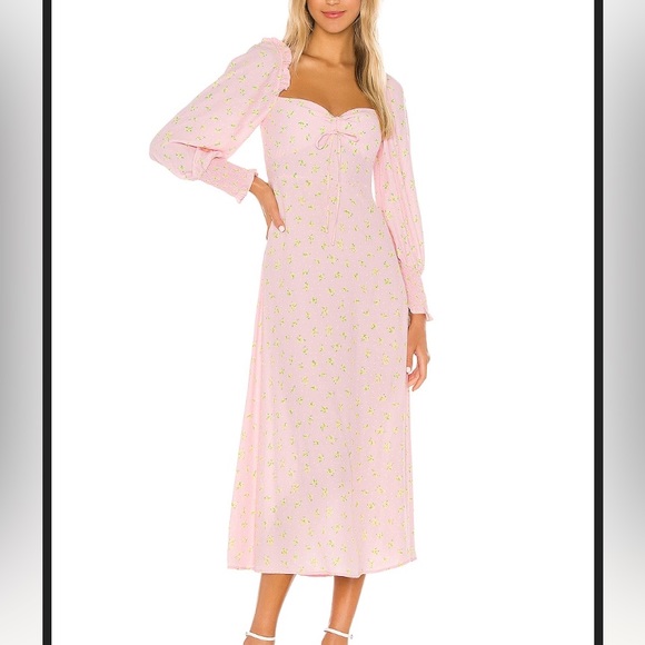 Faithfull the Brand | Dresses | Faithfull The Brand Mathilda Luda Pink ...